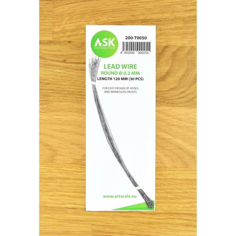 Fil conducteur - Rond Ø 0,2 mm x 120 mm (30 pcs)