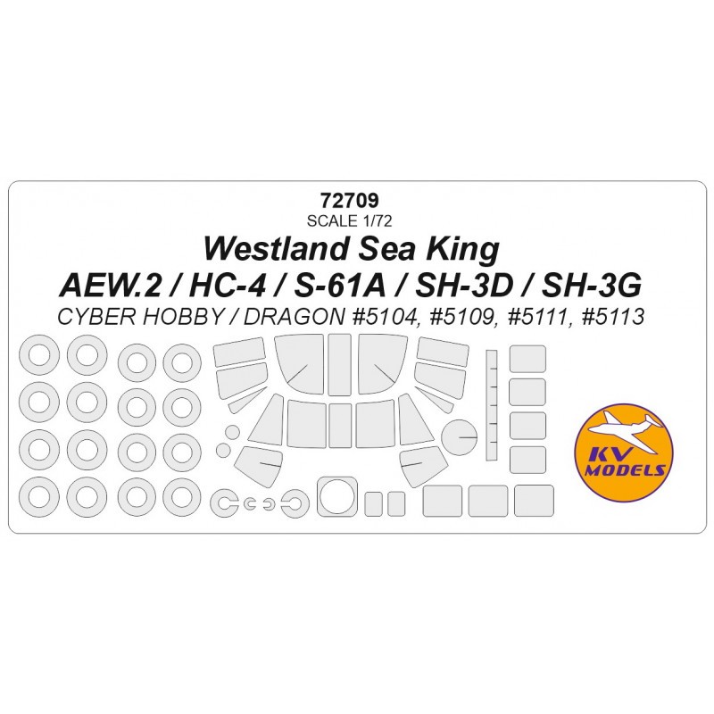 Accessoire Masques Westland Sea King + roues