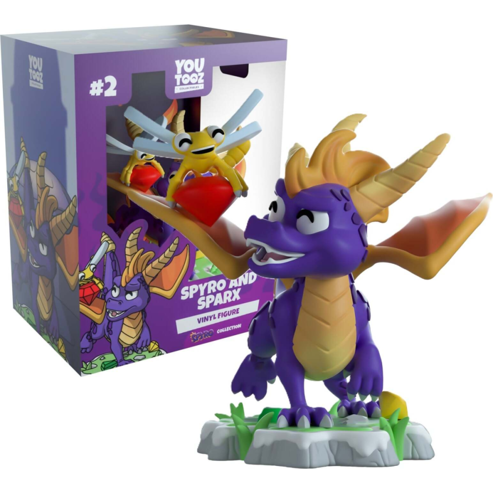 SPYRO - Spyro and Sparx - Figurine Youtooz 9cm