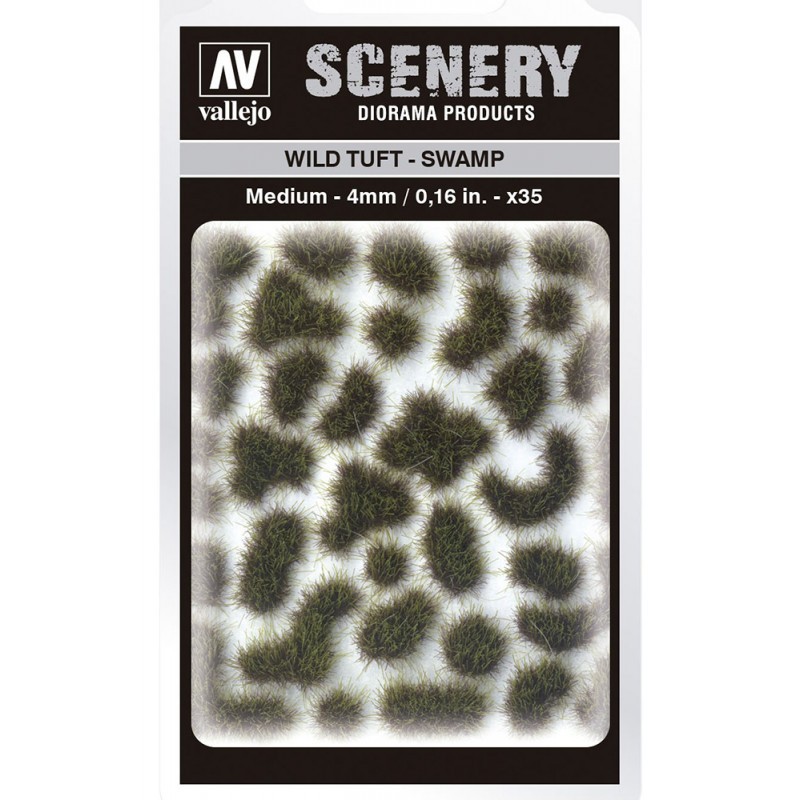 Diorama Tuft wild sc405 marais moyen