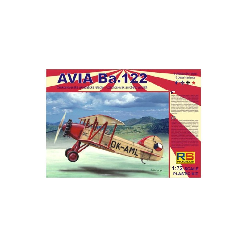 Avia Ba.122 avec moteurs Castor et Pollux Décalques Tchèque x 3, Luftwaffe x 1, Slovaquie x 1, URSS x 1