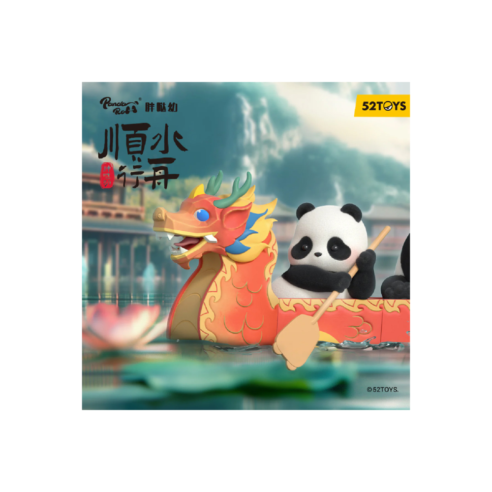 Panda Roll - 52Toys Dragon Boat Racing Boite De 4pcs