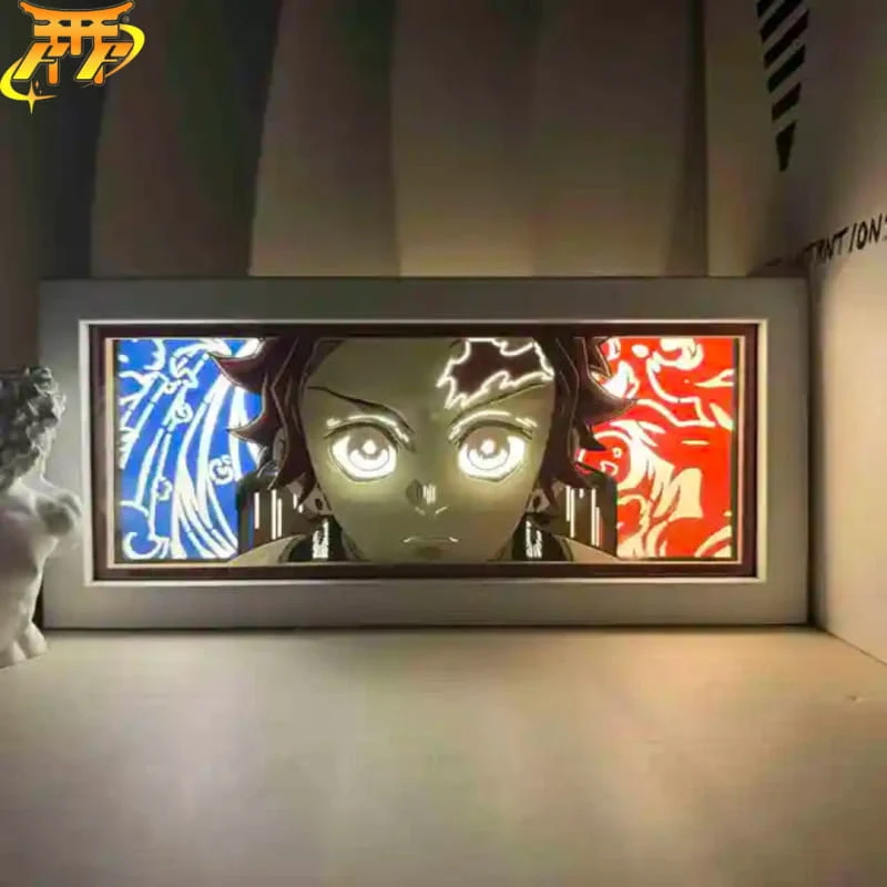 Lampe veilleuse 3D Tanjiro Le Pillier du Soleil - Demon Slayer™