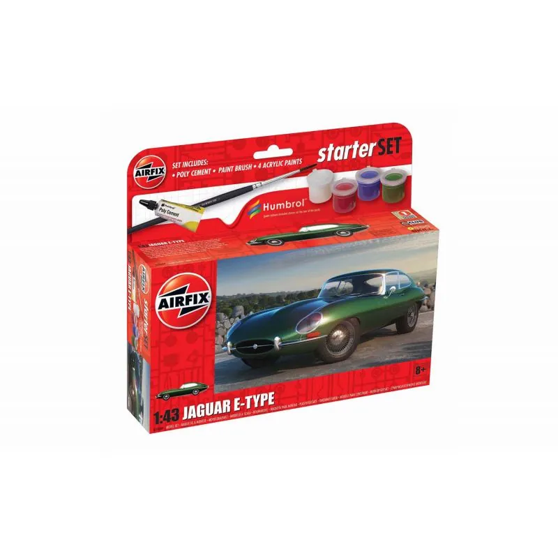 Maquette voiture Petit kit de démarrage Jaguar E-Type