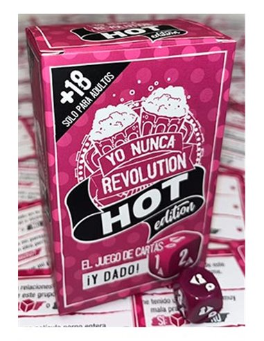 Juego de Mesa Yo Nunca Revolution. Hot Edition