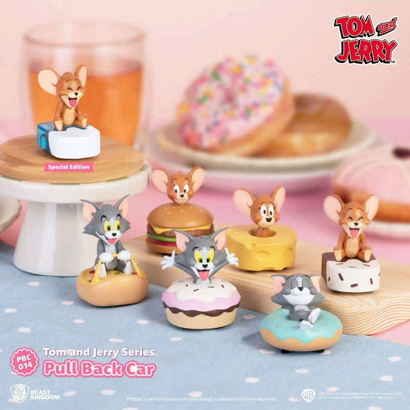 TOM & JERRY 1 Pull Back Car Series Beast Kingdom – Figurine