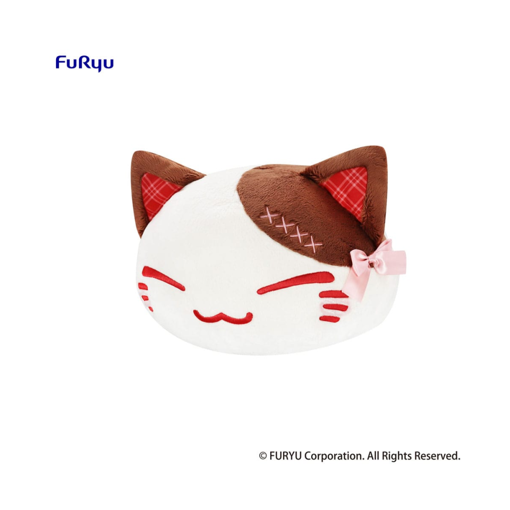 Nemuneko Cat peluche Sweet Big Plush Brown 35 cm