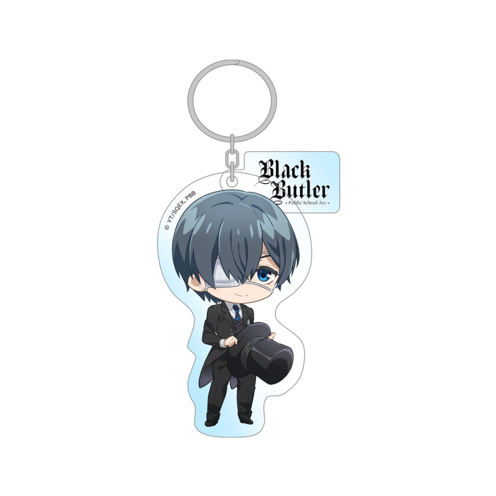 Black Butler: Public School Arc porte-clés Pink Ciel 7 cm