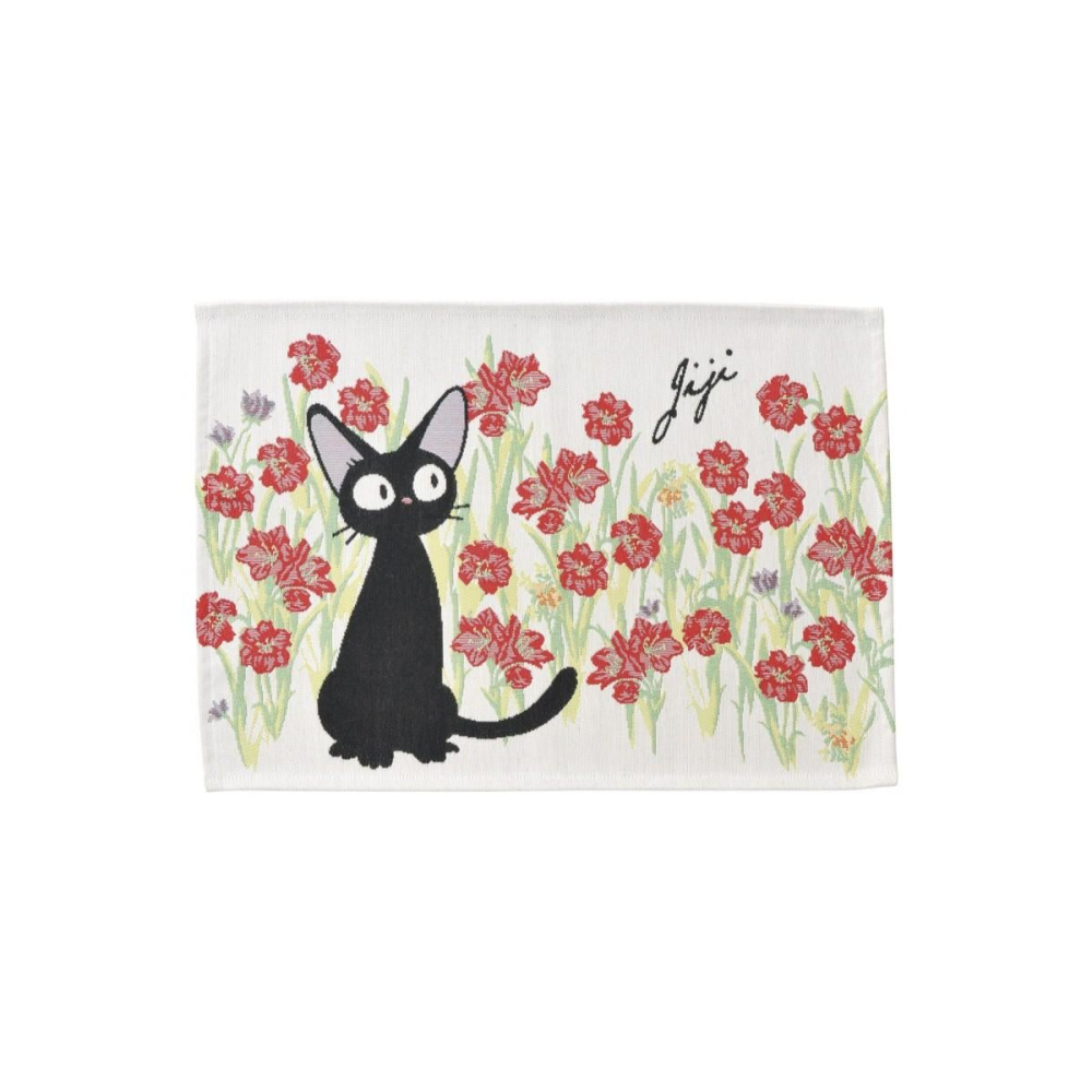 KIKI LA PETITE SORCIERE - Jiji Fleurs Rouges -Dessous de Table 34x48cm