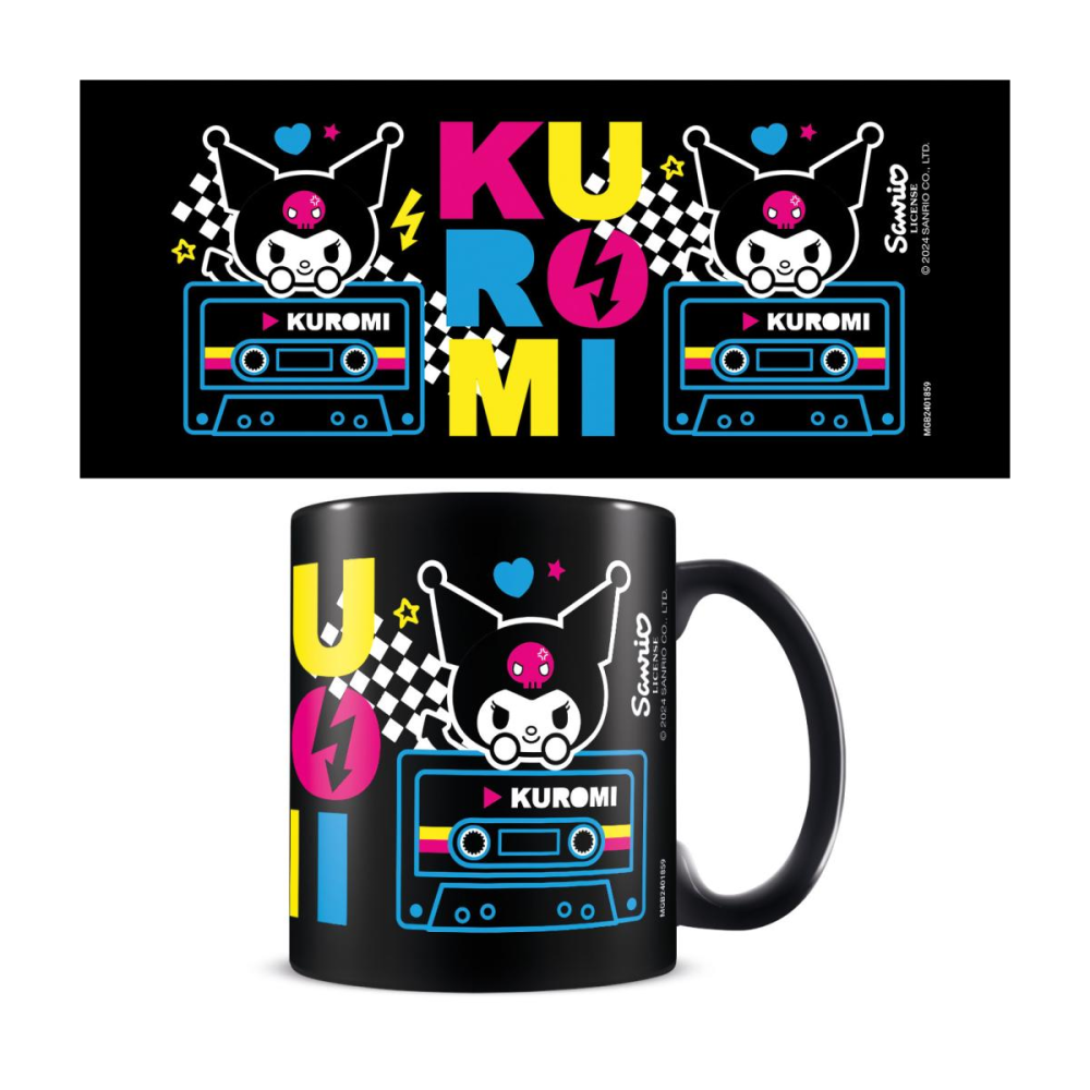 KUROMI - Punk Vibes - Black Pod Mug 325ml
