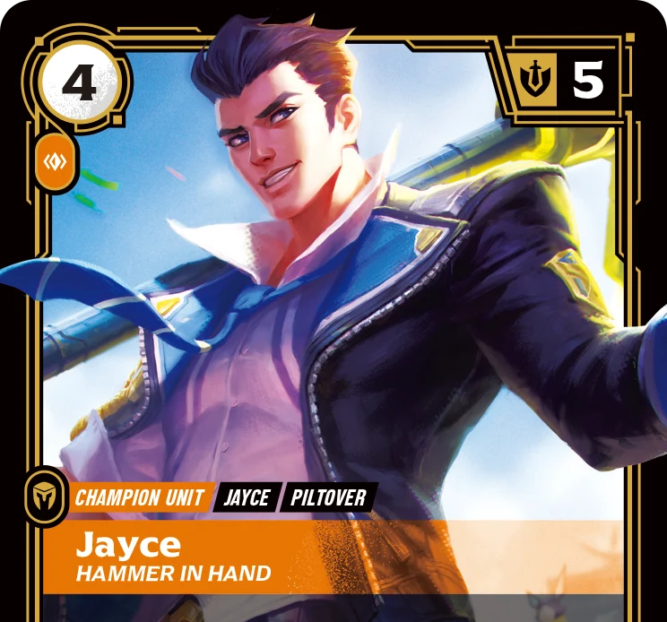 Riftbound - Carte Jayce, Hammer in Hand V.2 Showcase Vendetta FOIL EN