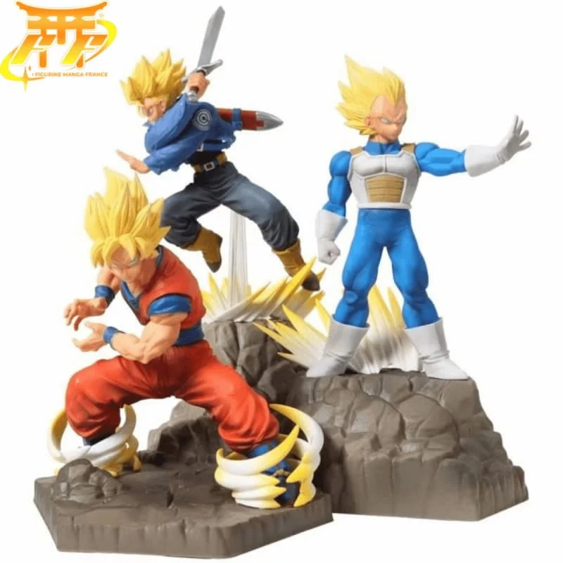 Figurine Son Goku, Vegeta et Trunks - Dragon Ball Z™