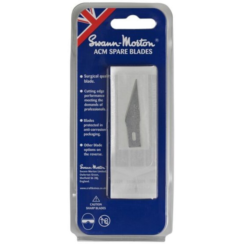 No.2 Blade to fit SM9106 No.2 and SM9107 no.5 handle in pack of 5 blades.