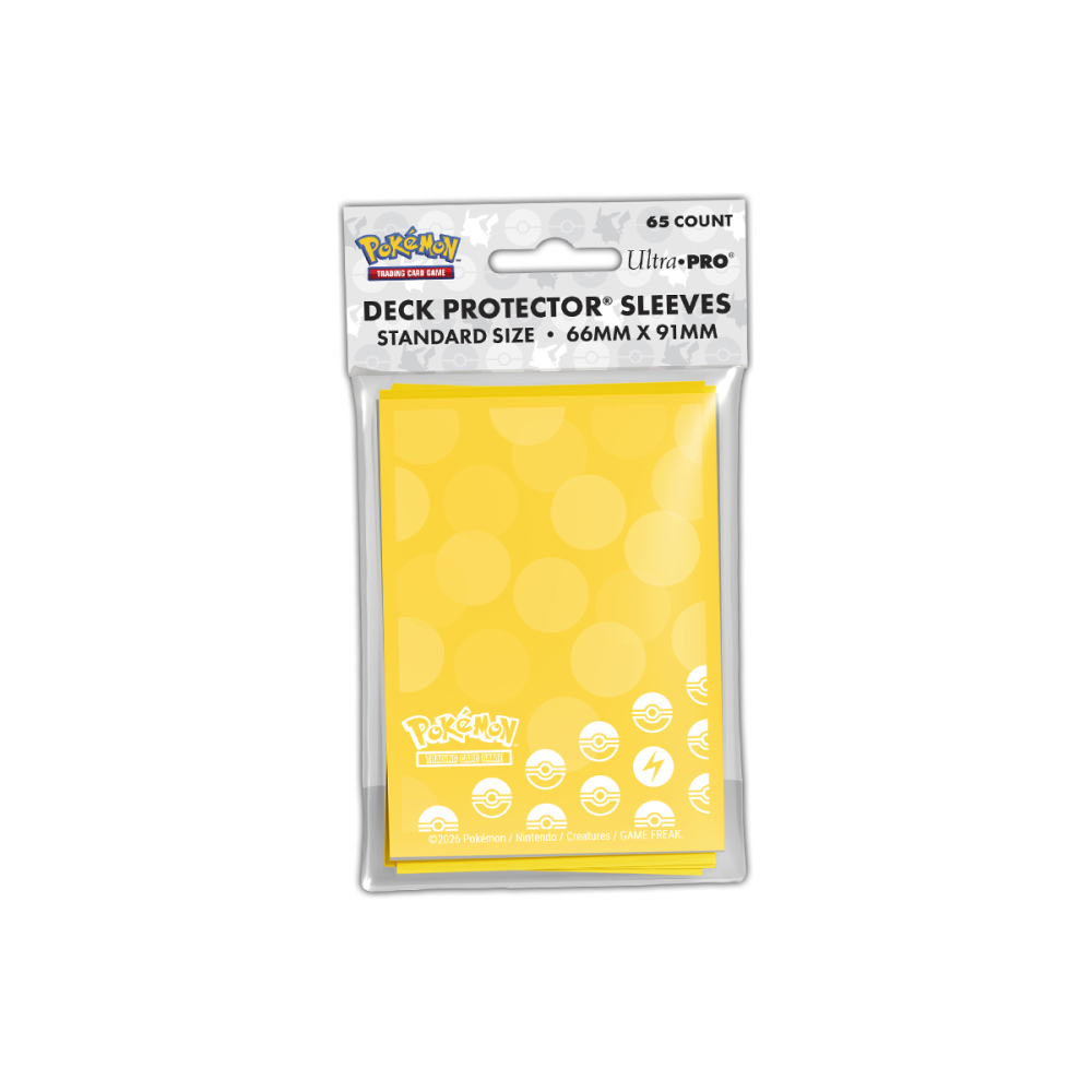 Pokemon Ultrapro Deck Protector Sleeves Energy 1 Lightning Paquet De 65pcs
