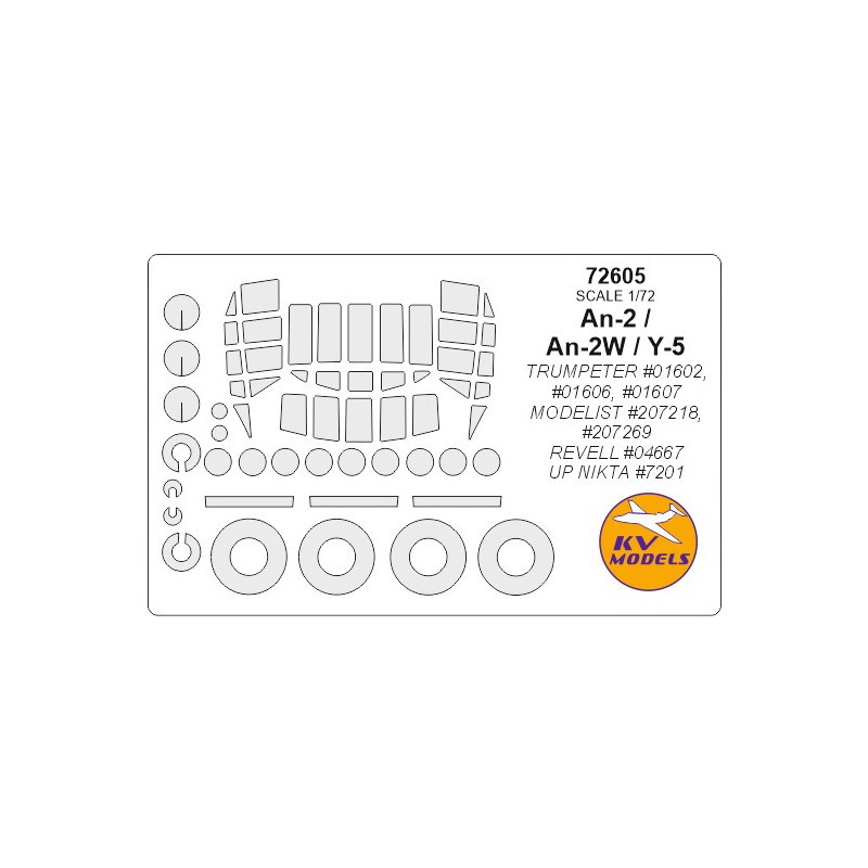 Accessoire Masques Antonov An-2 + roues