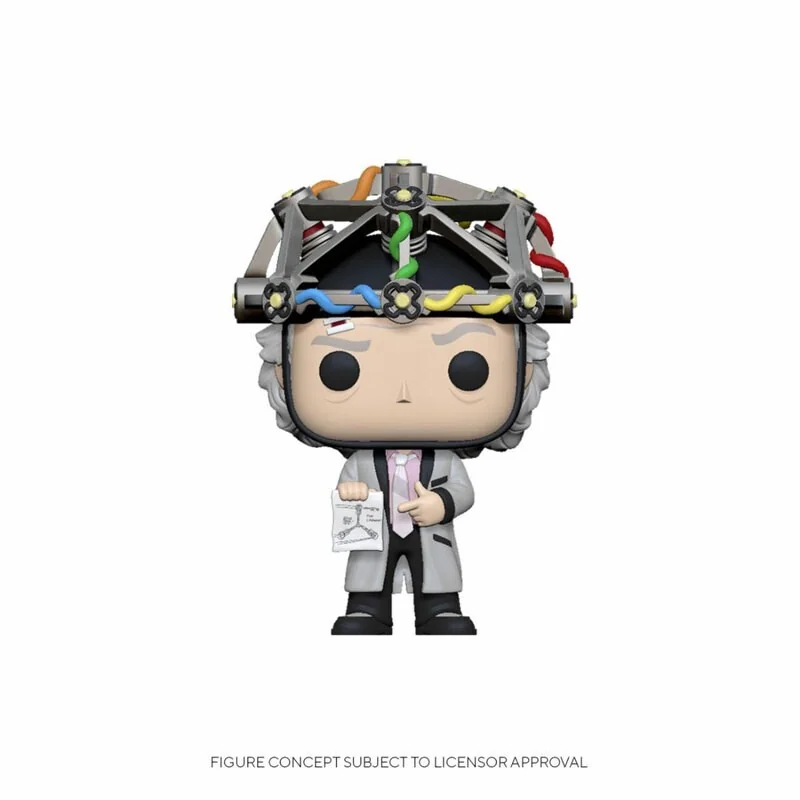 Figurine Pop Retour vers le Futur POP! Vinyl figurine Doc w/Helmet 9 cm