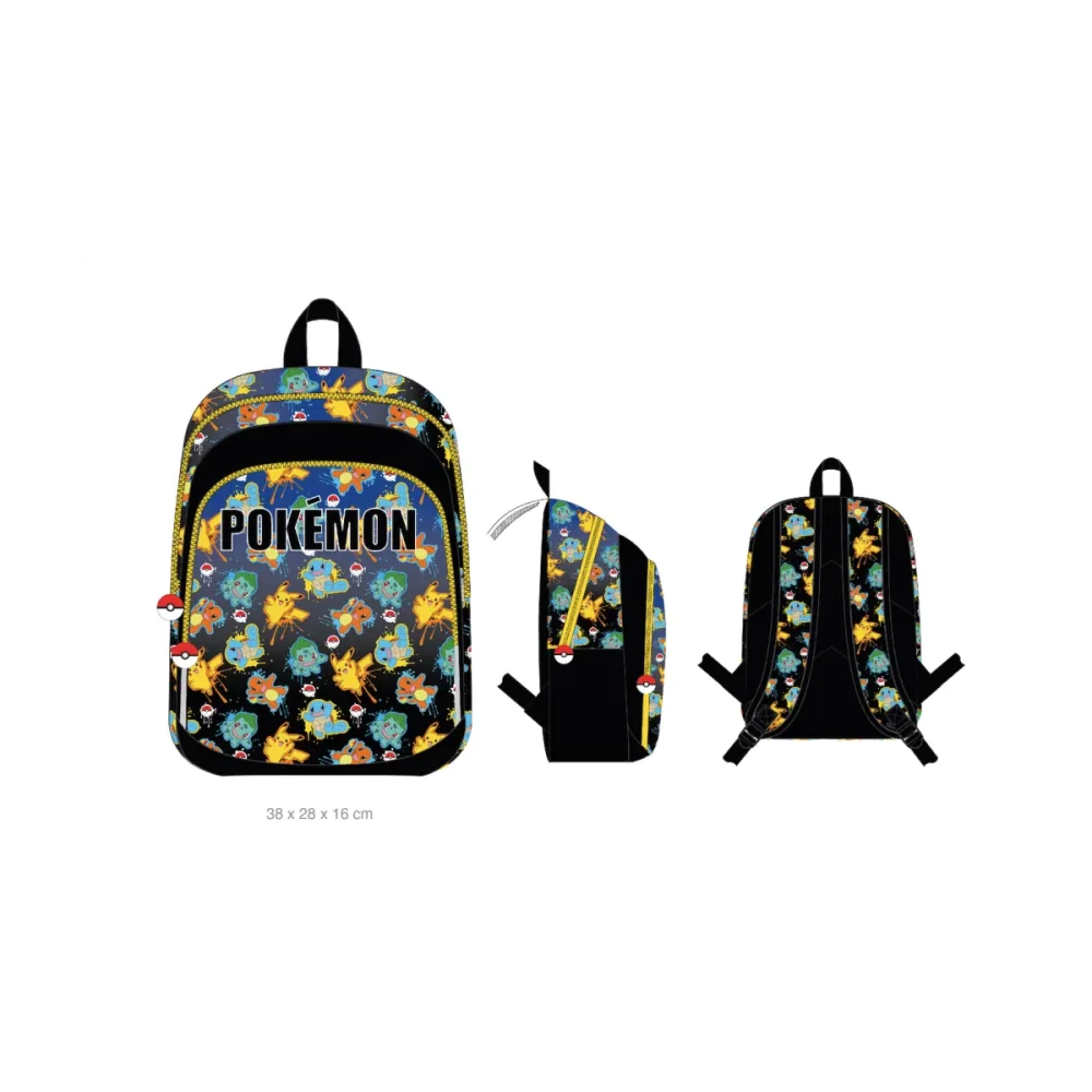 POKEMON - Teams - Sac à Dos 2 Compartiments '38x28x16cm'