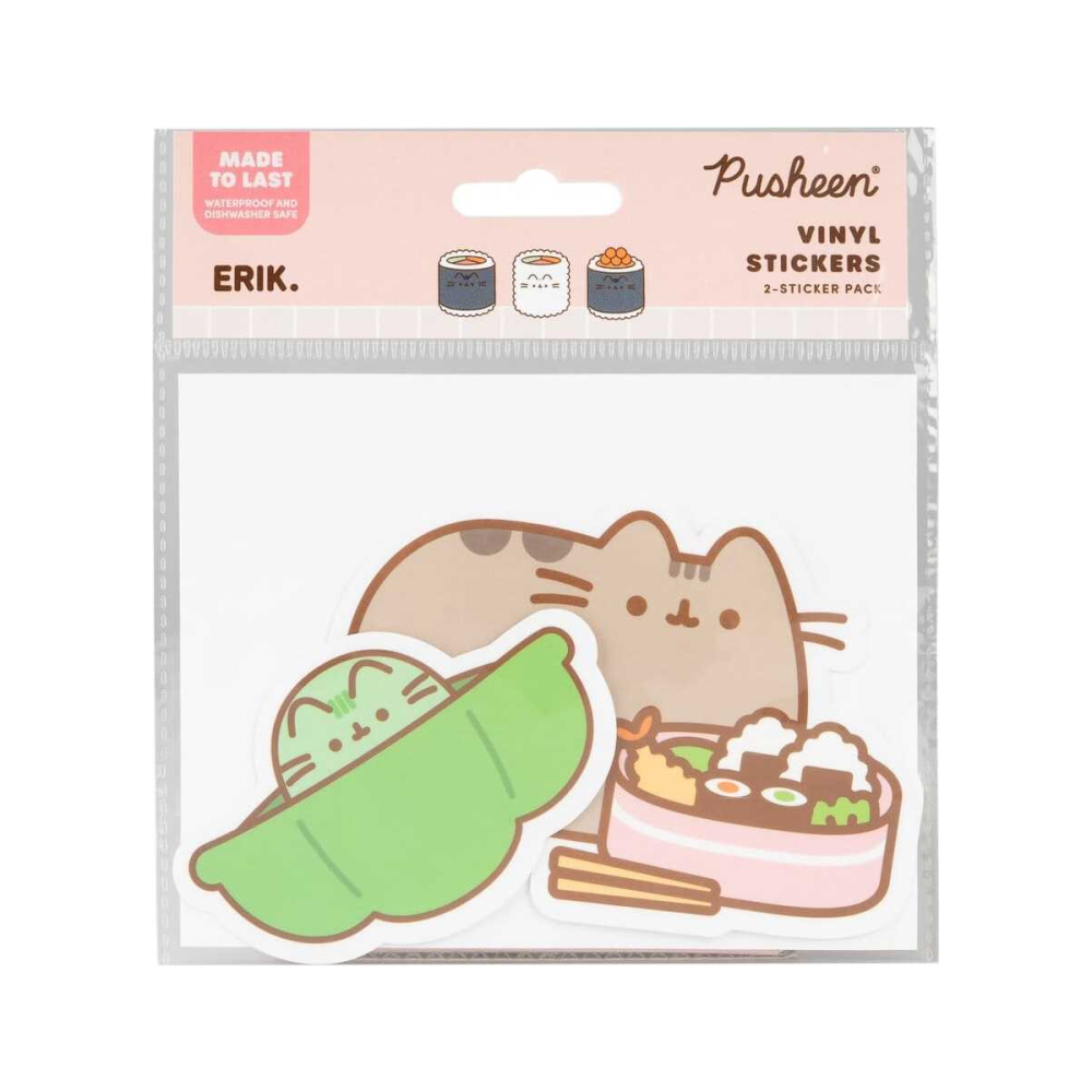 Pusheen autocollants en vinyle Sushi Roll Vol. 4 Set de 2