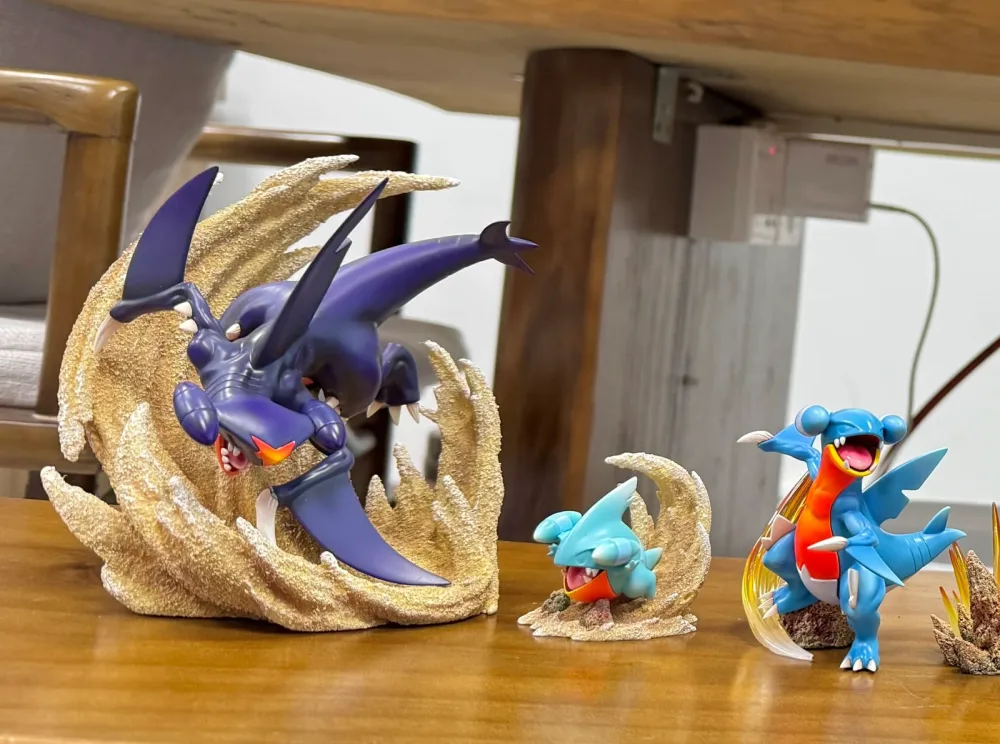 [PREORDER] 1/20 Scale World Figure [DM VIP] – Gible & Gabite & Garchomp & Mega Garchomp