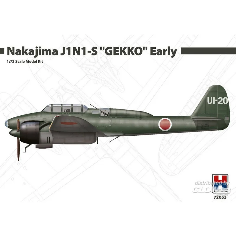 Maquette Nakajima J1N1-S GEKKO Early