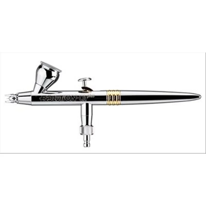Harder & Steenbeck : Aérographe EVOLUTION CR plus 0,15, jeu de buses 0,15 mm ligne fine, gobelet/couvercle 2 ml