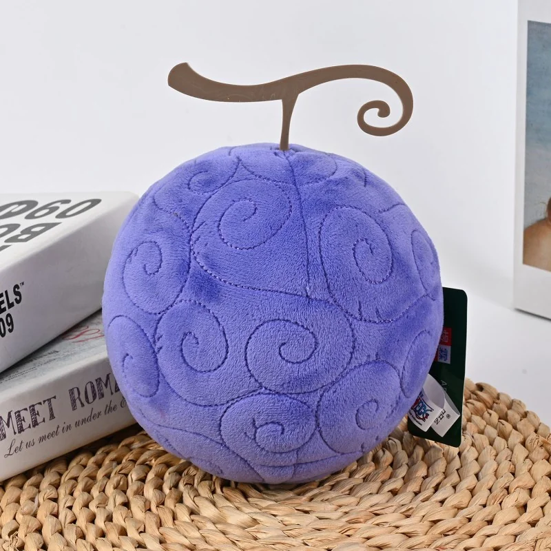 One Piece - Peluche - Gum Gum Devil Fruit - Luffy 15 Cm (Size Exclusive Of The Fruit Stalk)