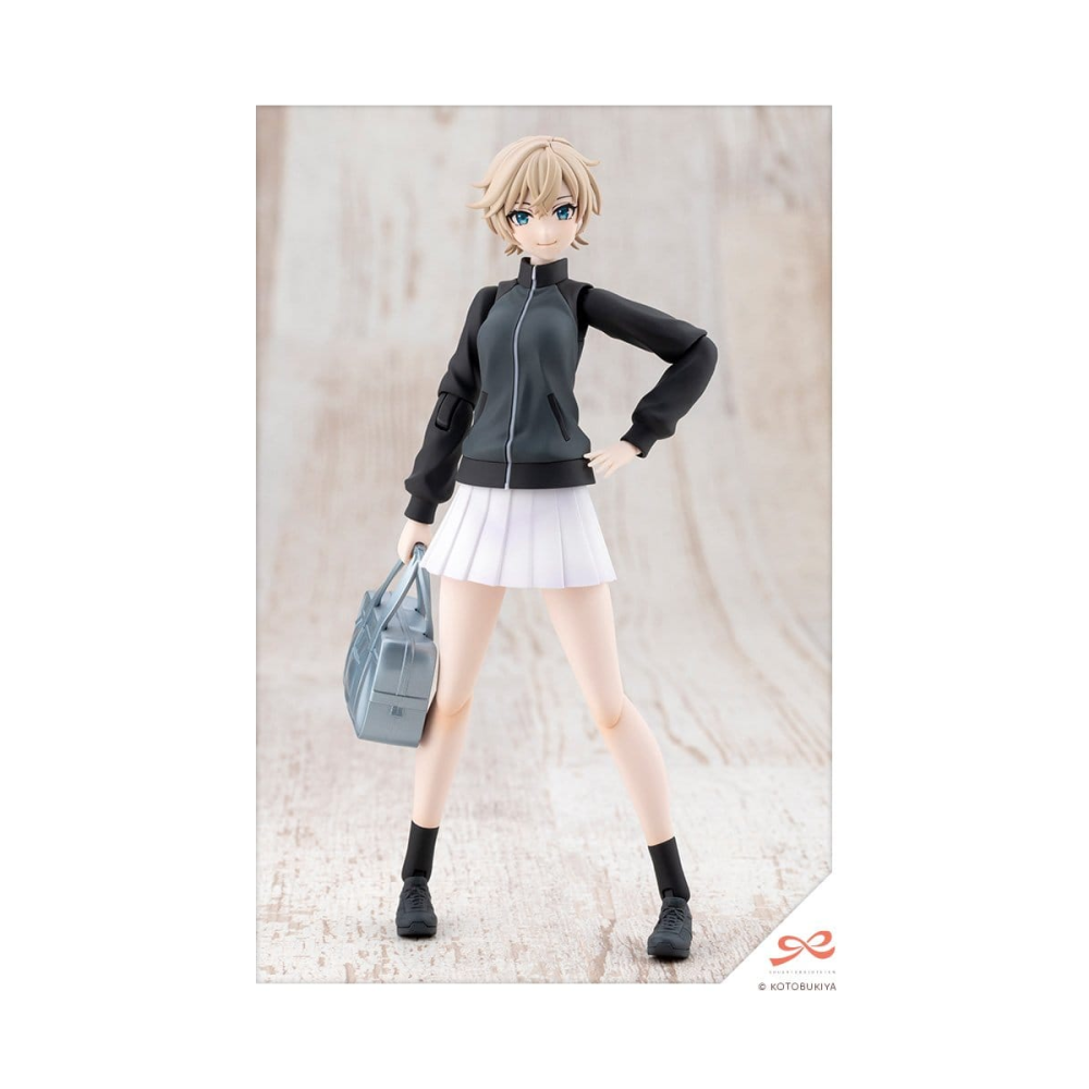 Sousai Shojo Teien figurine Plastic Model Kit 1/10 Rui Saotome Touhou High School Tracksuit Dreaming Style Midnight Onyx 16 cm