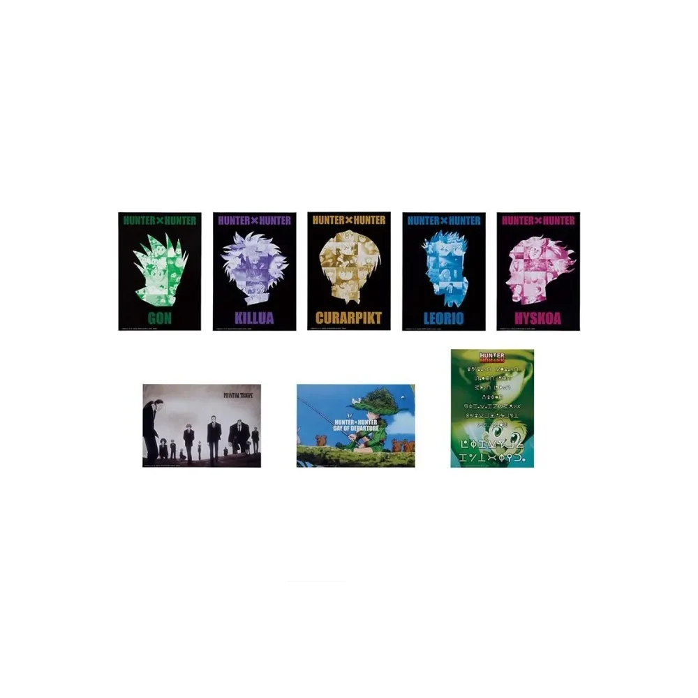 Set 8 Clear Posters Hunter x Hunter Day of Departure