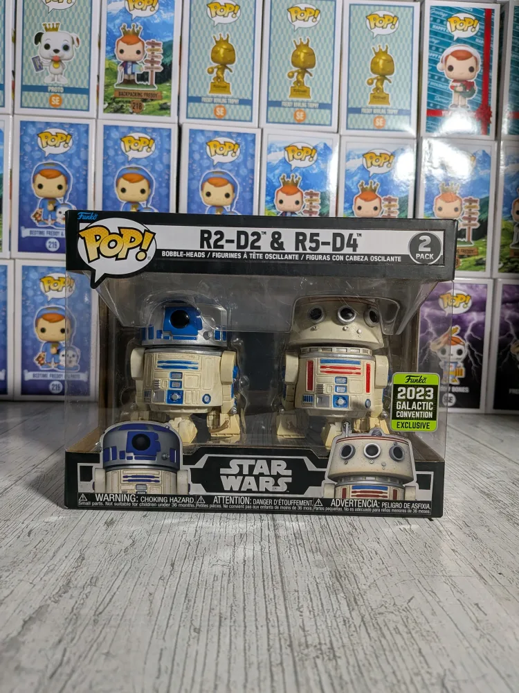 Funko Pop! R2-D2 & R5-D4 (GC2023) – Star Wars