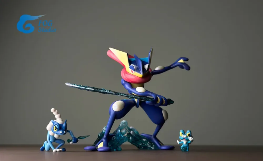 [PREORDER] 1/20 Scale World Figure [FOG] – Froakie & Frogadier & Greninja