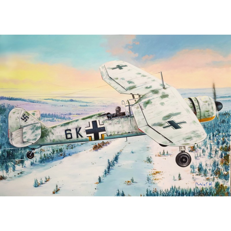 Maquette Henschel Hs-126 'Front de l'Est' (pas le kit Brengun)