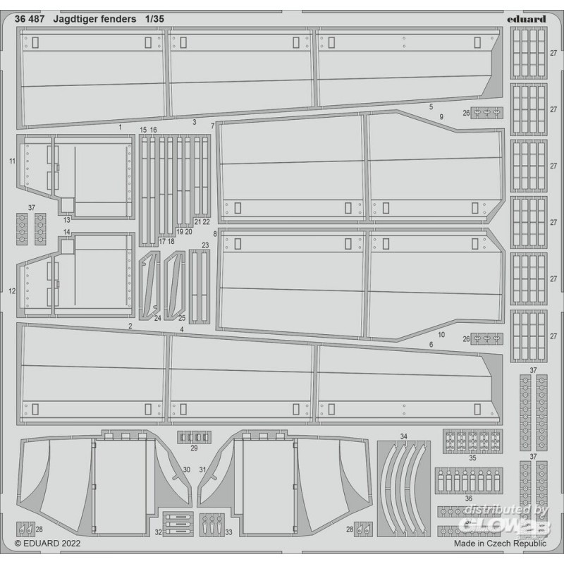 Accessoire Garde-boue Jagdtiger