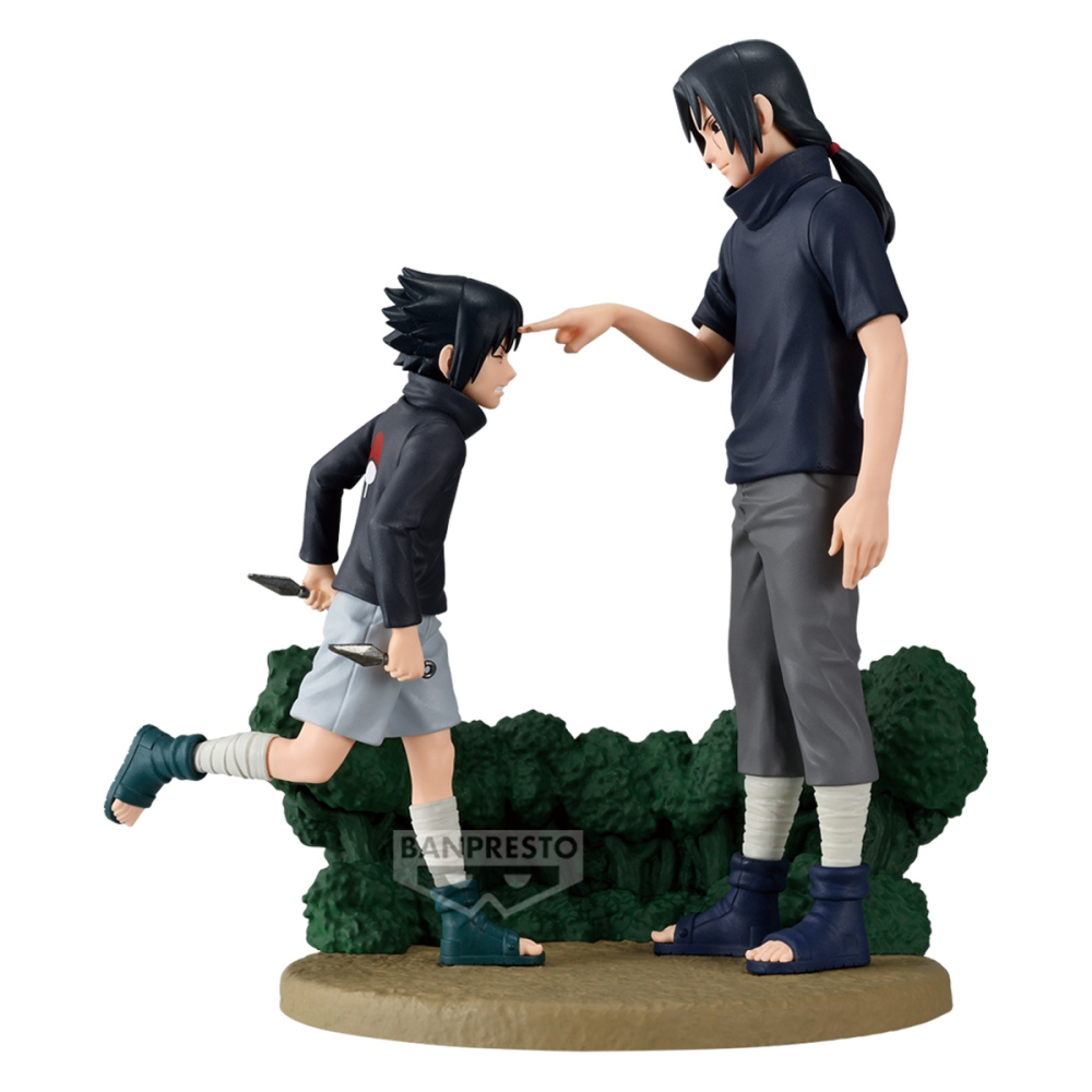 NARUTO SHIPPUDEN - Sasuke & Itachi - Figurine Memorable Saga 14cm