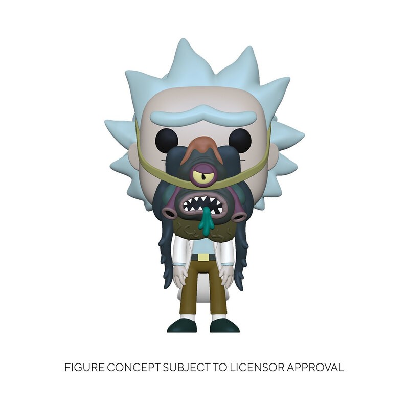 Pop! Dessins animés: Rick et Morty - Rick avec Glorzo