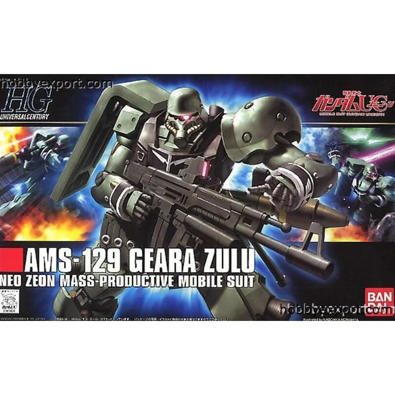 Gunpla Ams de haute qualité 129 geara zulu