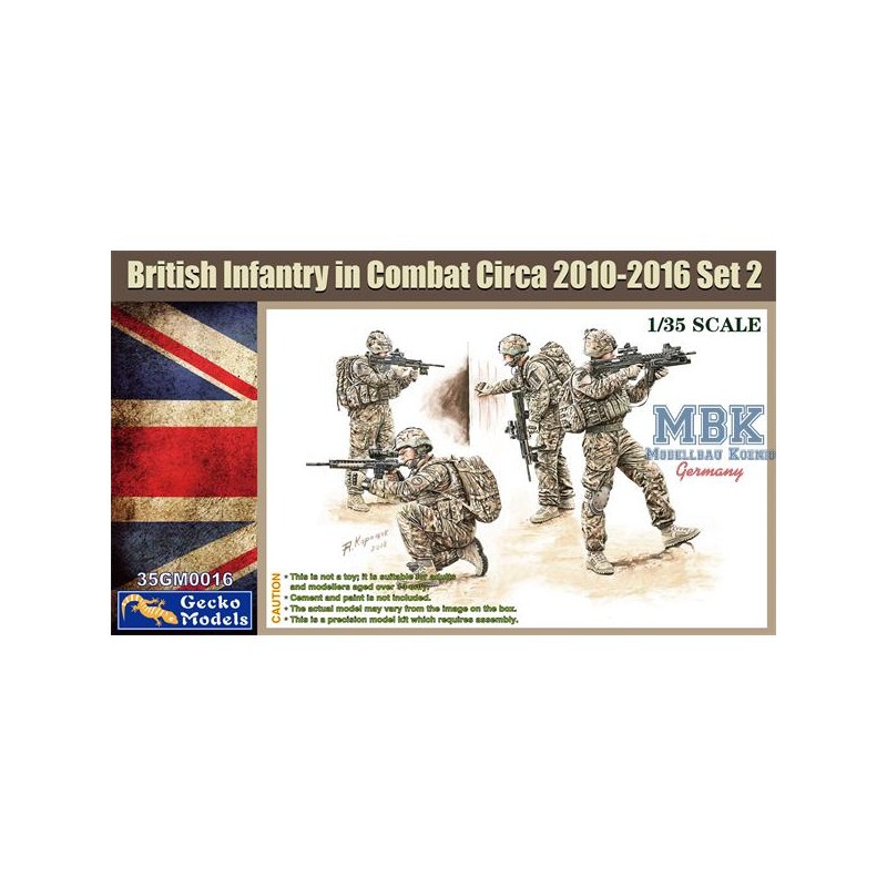 Figurines Infanterie britannique au combat 2010-16 Set 2