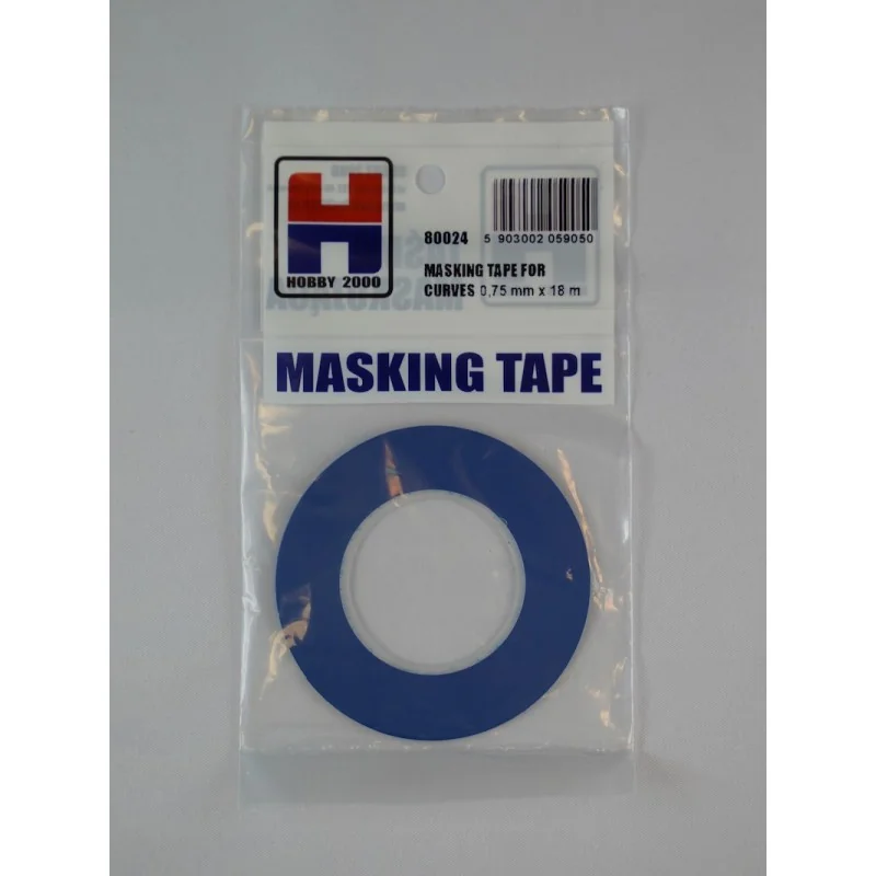 Accessoire Masking Tape Pour Courbes 0,75mm x 18m