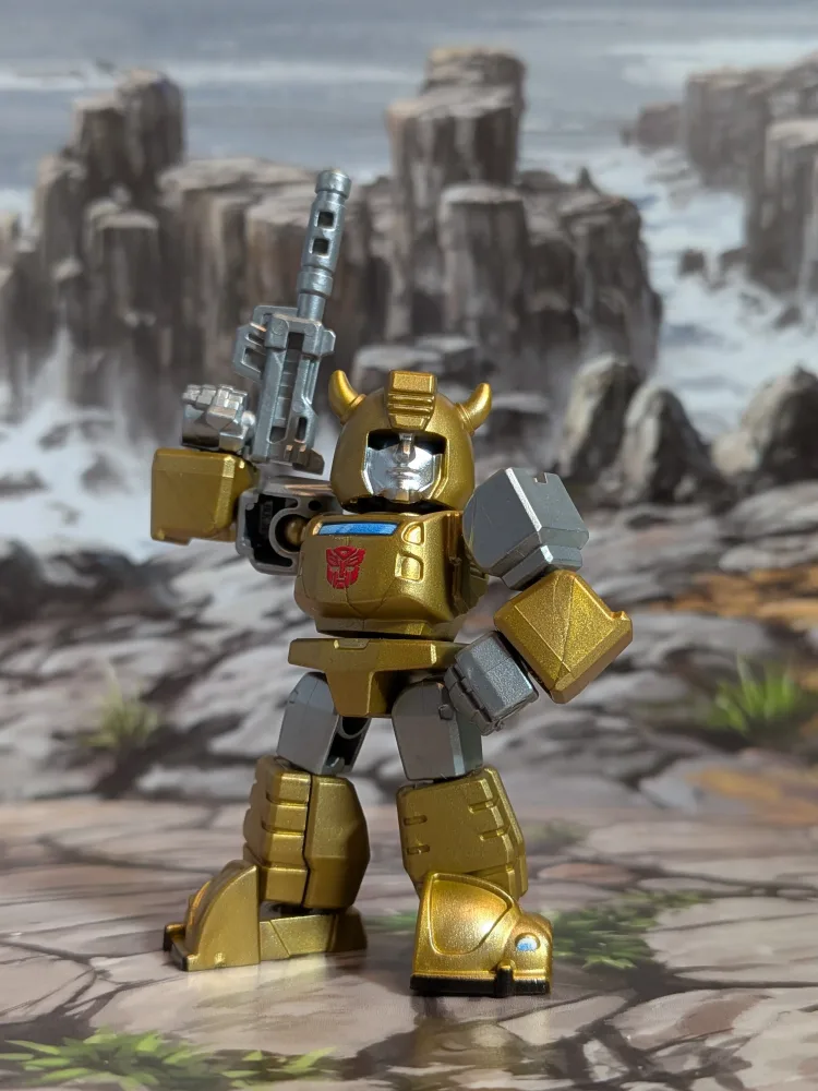 Transformers Galaxy Shining (DV01) – Brilliant Bumblebee (~4-6cm) | Blokees
