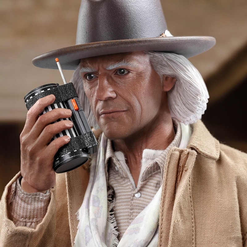 RETOUR VERS LE FUTUR III Movie Masterpiece Doc Brown Hot Toys – Figurine