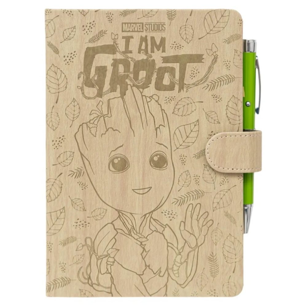 Carnet premium A5 Marvel Groot avec stylo projecteur