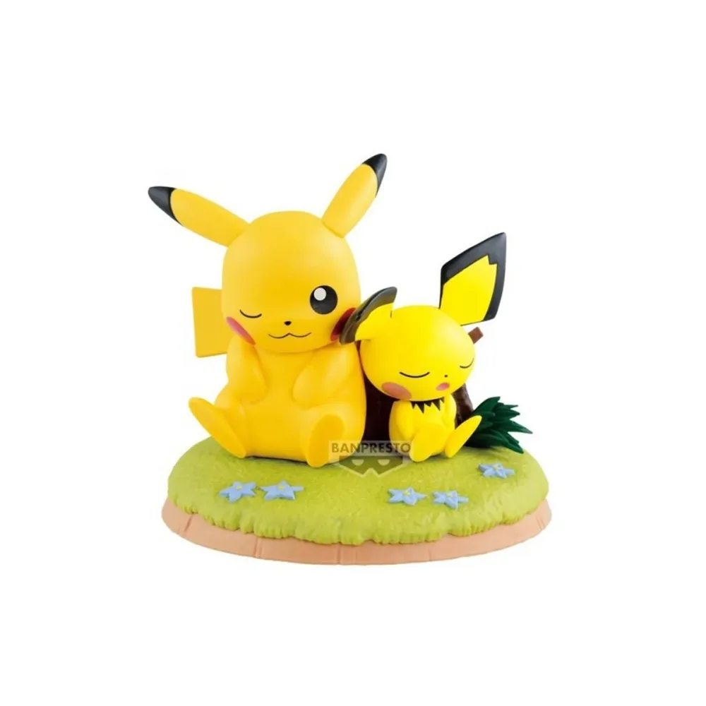 Pokemon - Figurine Pikachu & Pichu Diorama Relaxing Time