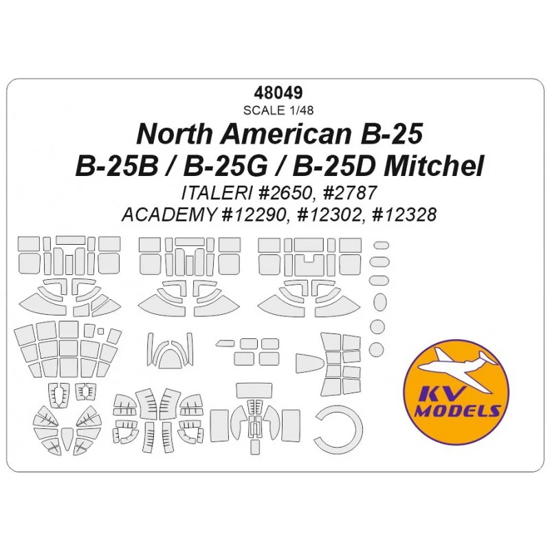 Accessoire B-25 nord-américain / B-25B / B-25G Mitchell / B-25D
