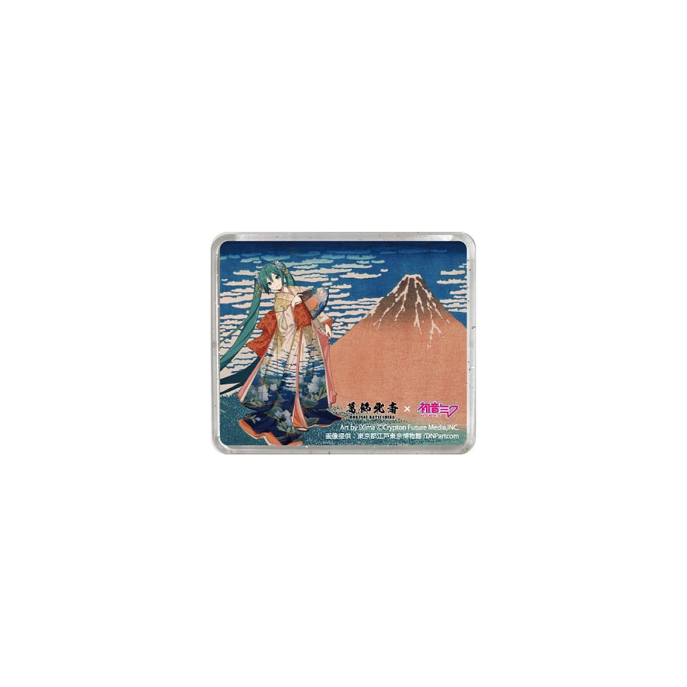 Katsushika Hokusai x Hatsune Miku aimant 3D Thirty-six Views of Mount Fuji Fine Wind, Clear Morning
