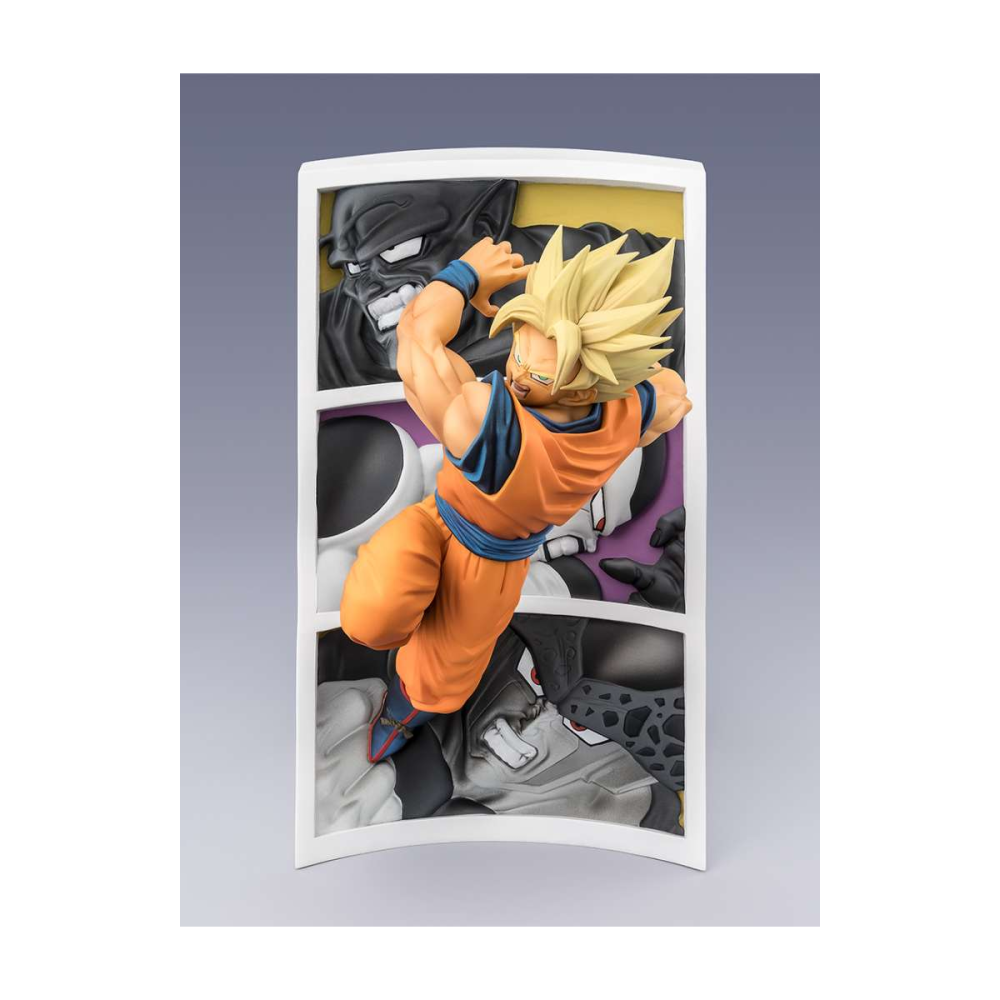 Figurine Dragon Ball Z Super Saiyan Son Goku Trail Of Battles Figuarts Zero