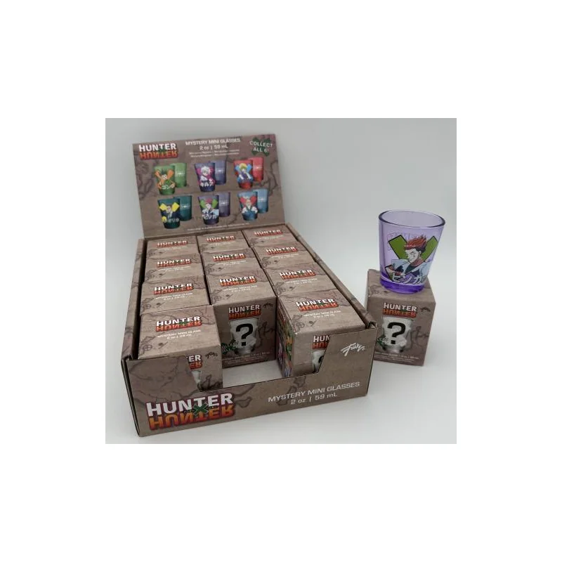 HUNTER X HUNTER - Groupe - 12 Verres à Shot 57ml - Mystery box
