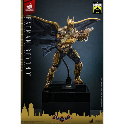 HotToys VGM64 Batman Arkham Knight Figurine 1/6 Batman Beyond (Black & Gold Version) Exclusive 32cm
