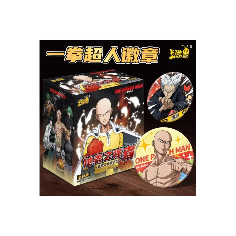 One Punch Man Kayou Badge Metal (6pcs)