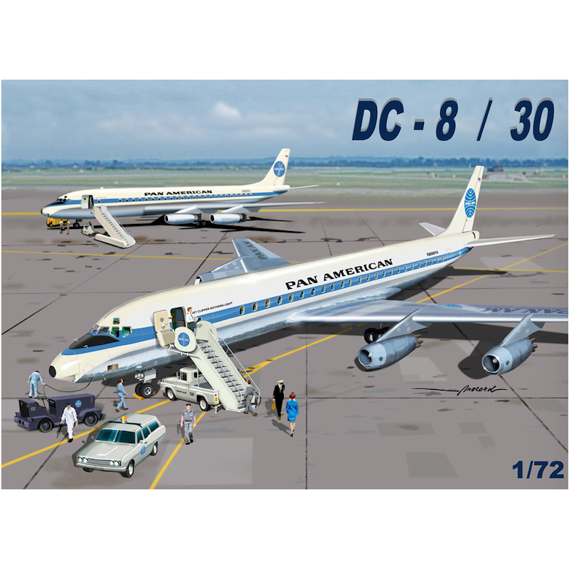 Maquette Douglas DC-8-30 'Panaméricain