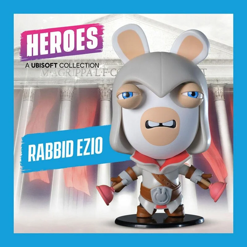 Assassin's Creed / Raving Rabbid Ubisoft Heroes Collection figurine Chibi Rabbid Ezio 10 cm