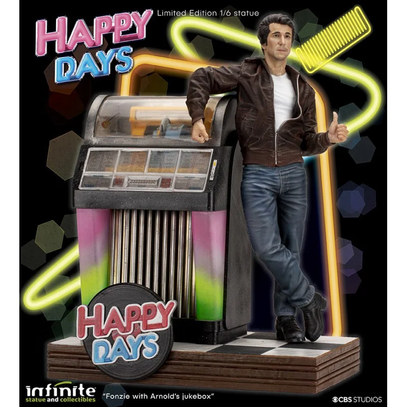 Figurine Fonzie happy days o&r 1/6 resin statue